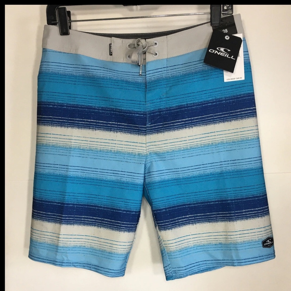 New O'Neill Men's Hyperfreak Streaks Board Shorts - Size 28